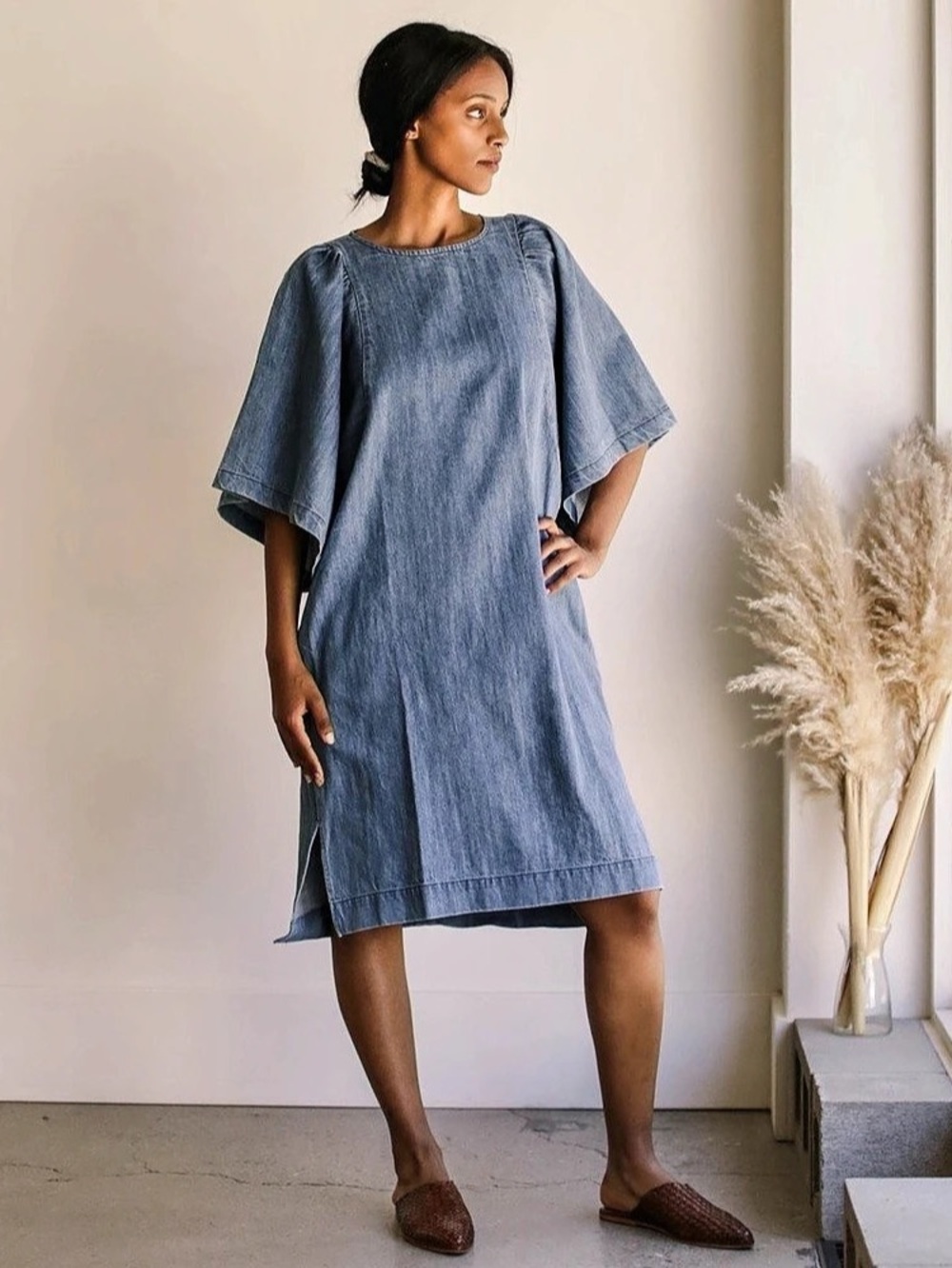 Ilana Kohn Iona Denim Blue Dress